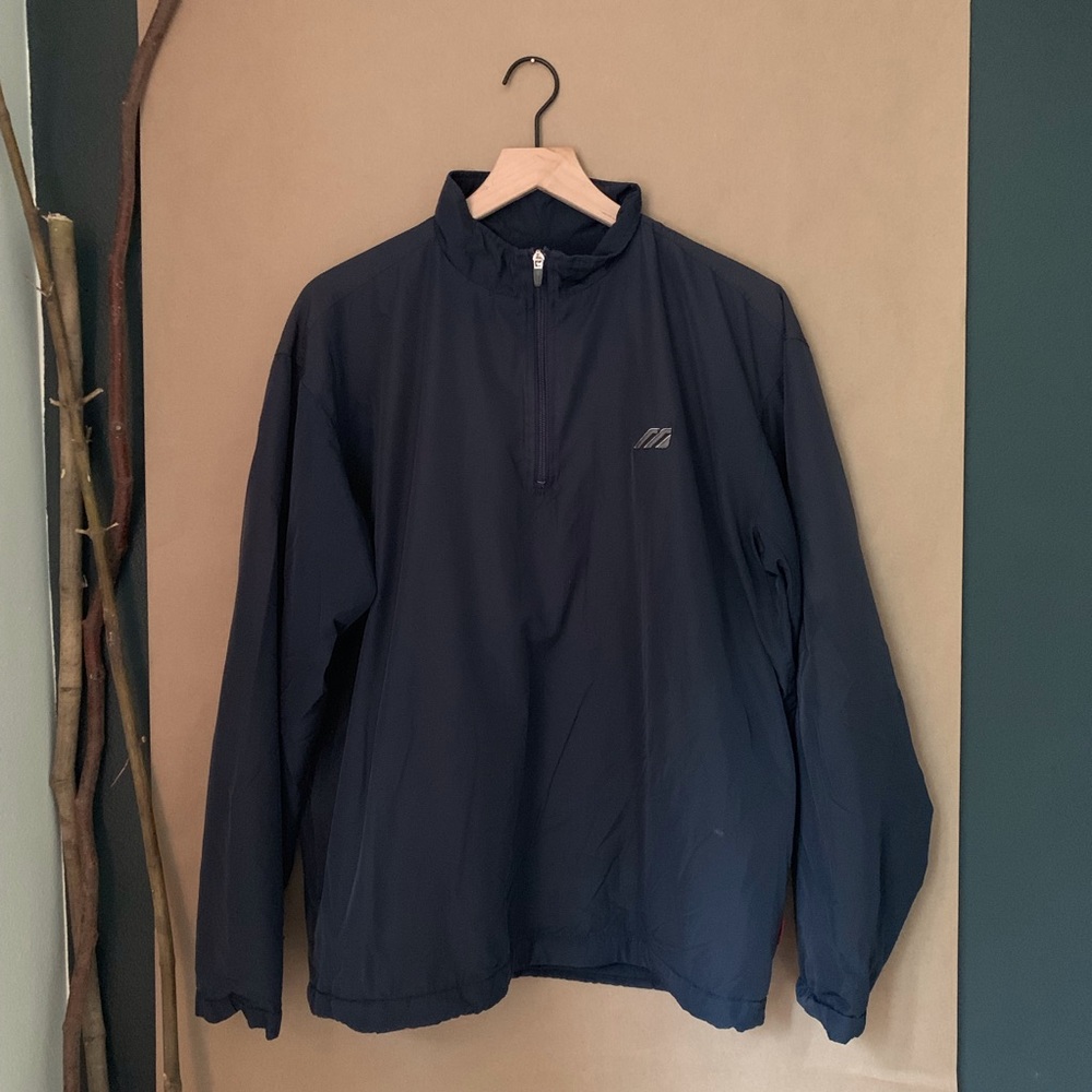 ****Mizuno 1/4 zip Windbreaker****